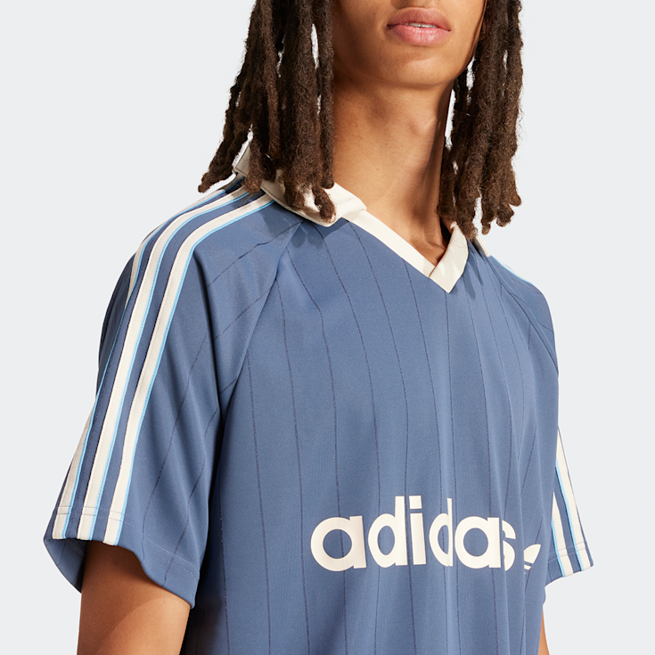 adidas Originals 3 Streifen Jersey blau kaufen SNIPES