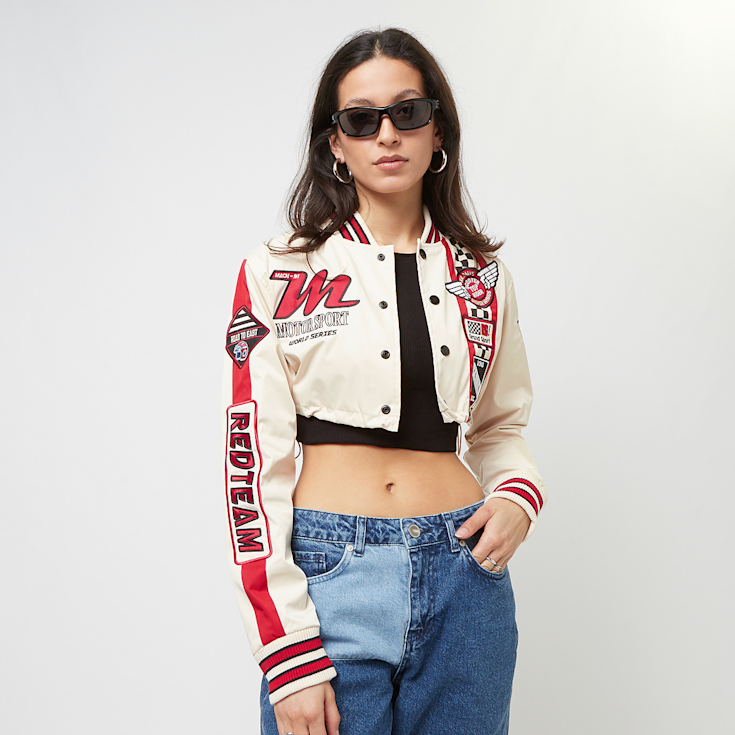 Smoke Rise Racing Cropped Jacket beige kaufen