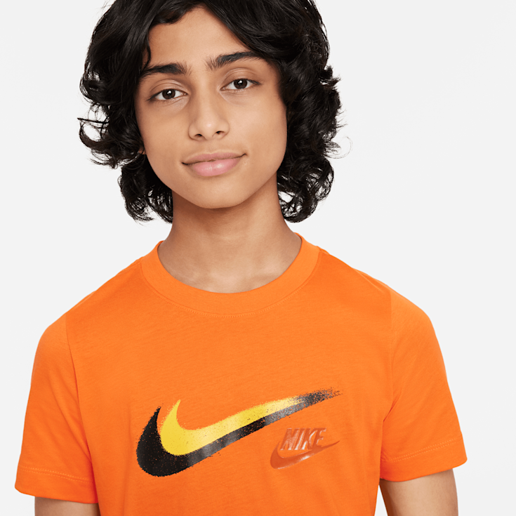 Black and orange nike t shirt shop