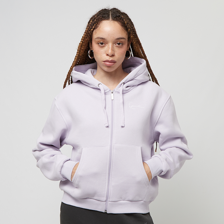 Karl Kani Chest Signature Essential Zip Hoodie lila kaufen SNIPES