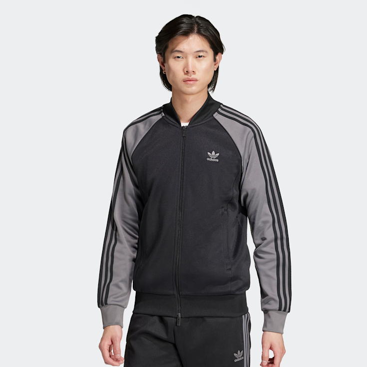Adidas originals superstar full zip track top outlet