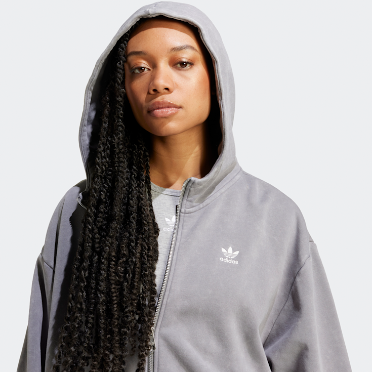 adidas Originals Wash Zip Hoodie grau kaufen