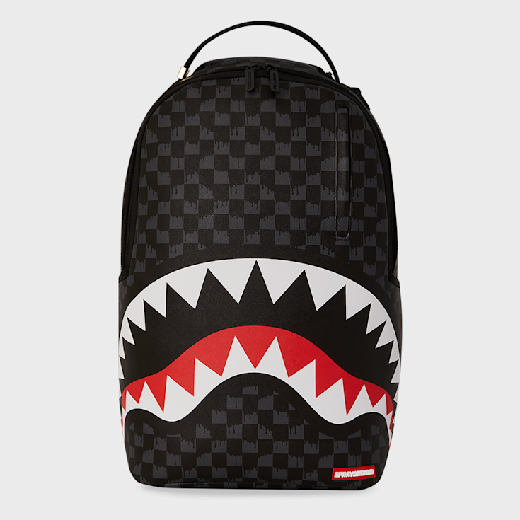 Sprayground white shark backpack clearance