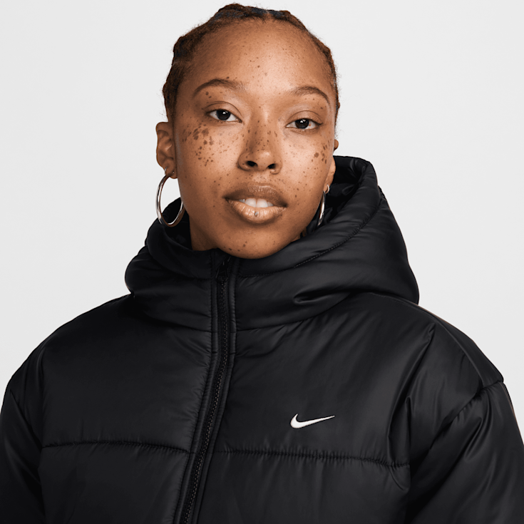 Black nike parka hot sale
