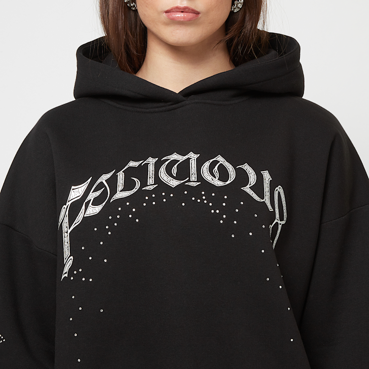 Felicious Regular Hoodie Rhinestones schwarz kaufen