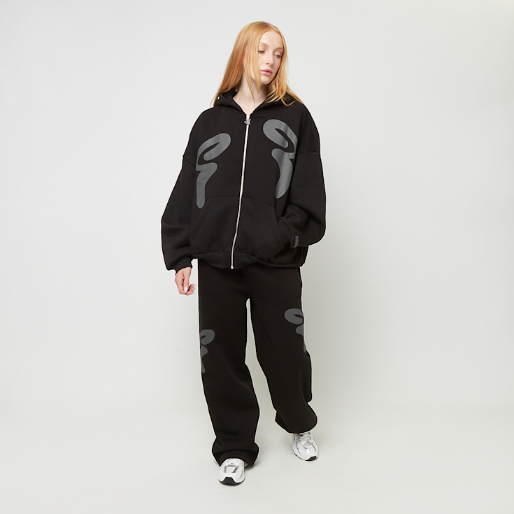 Black oversized sweatpants best sale