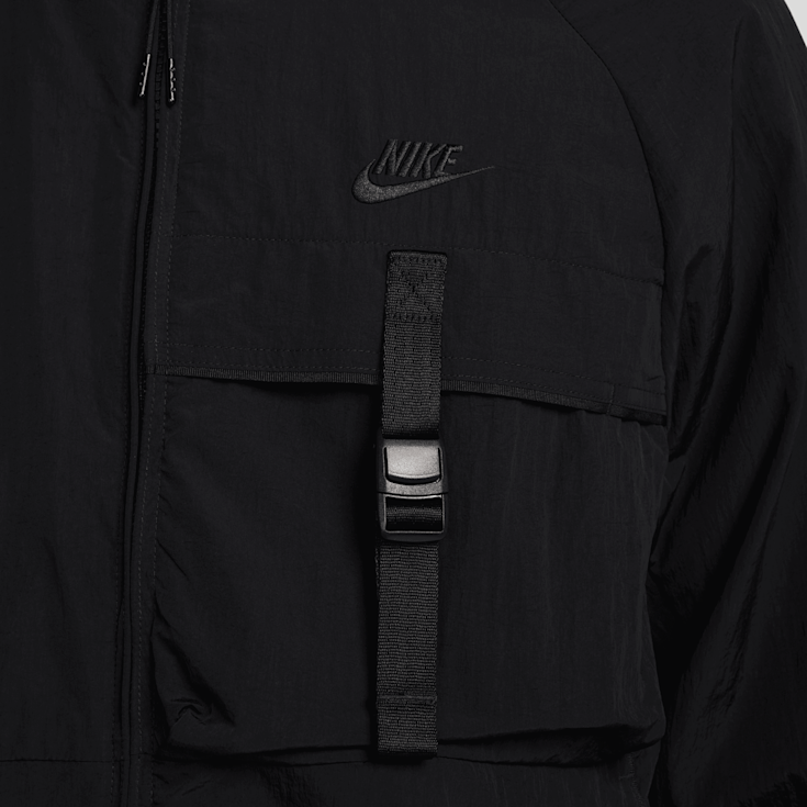 Black nike coat mens clearance