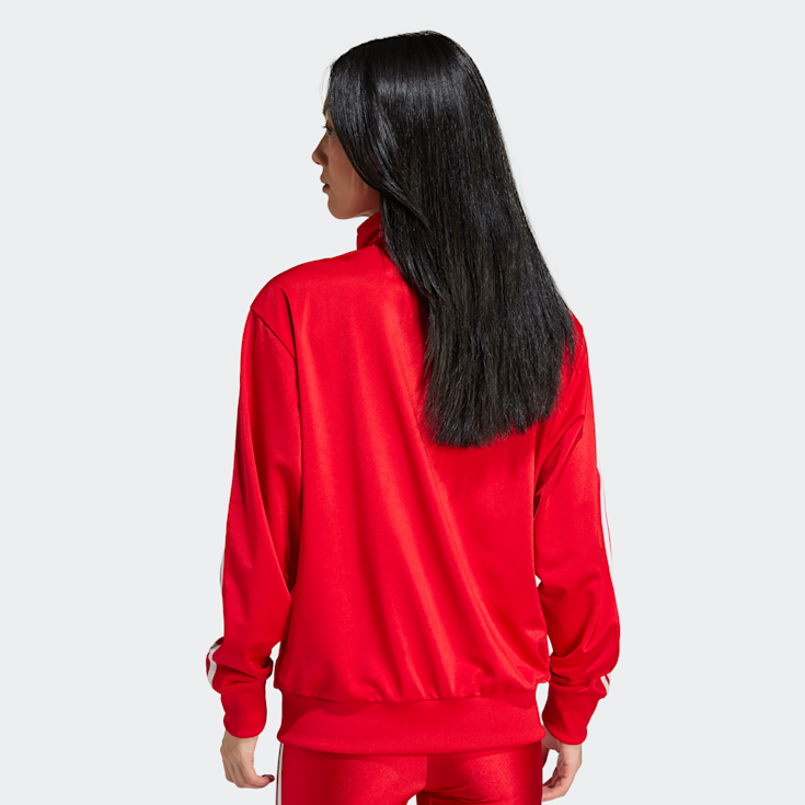 Adidas originals firebird red tracksuit top deals