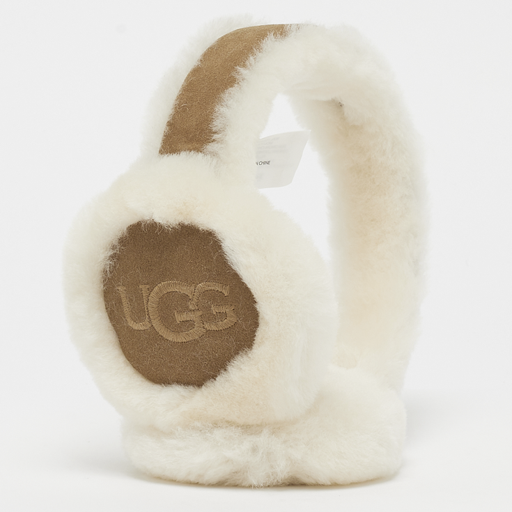 Sheepskin Embroidery Earmuff