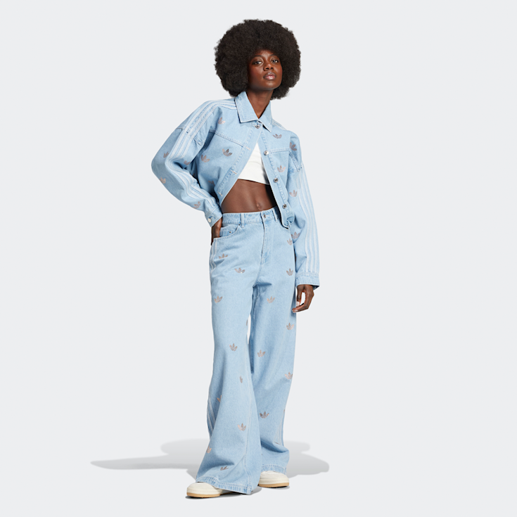 adidas Originals Denim Rhinestone Pants blau kaufen SNIPES