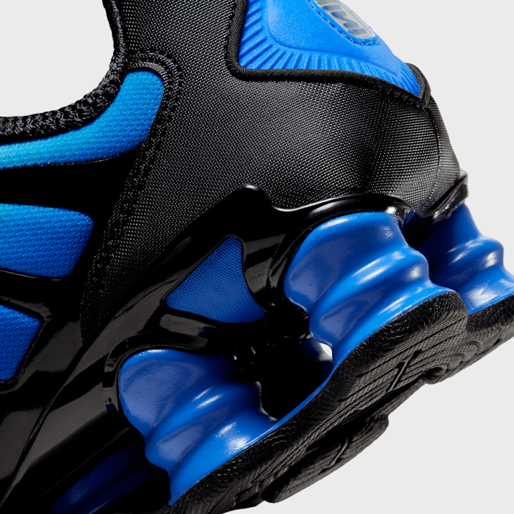 Nike shox blau store