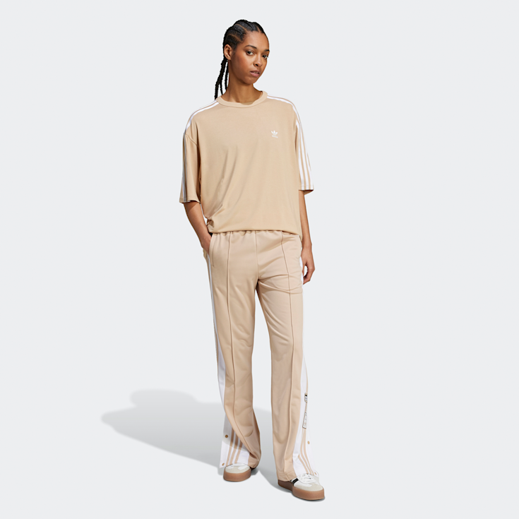 Adidas originals adibreak cuffed track pants in beige cheap