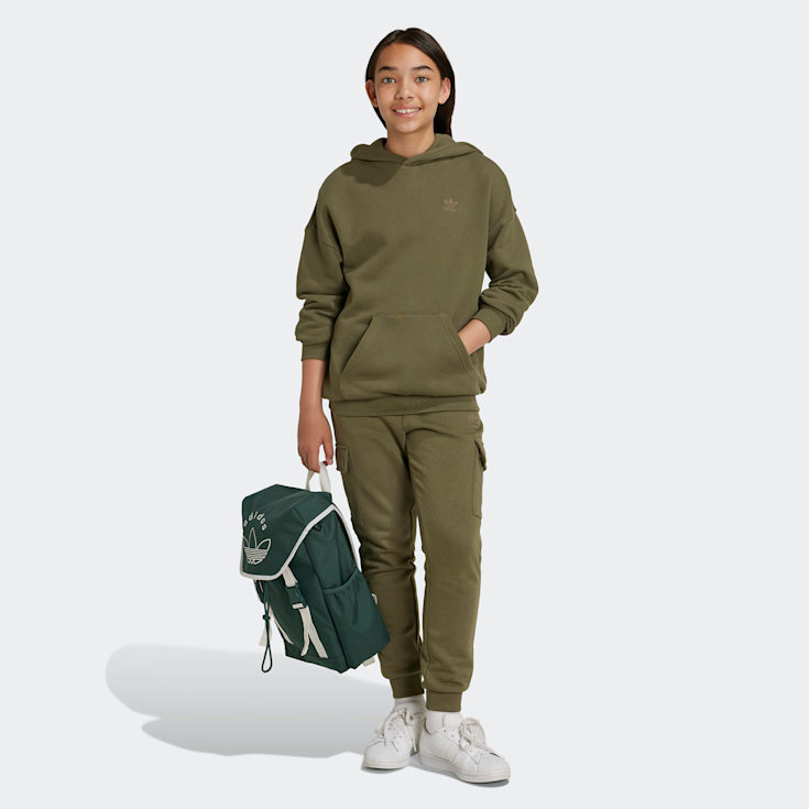 adidas Originals JUNIOR HOODIE olive strata grun kaufen SNIPES