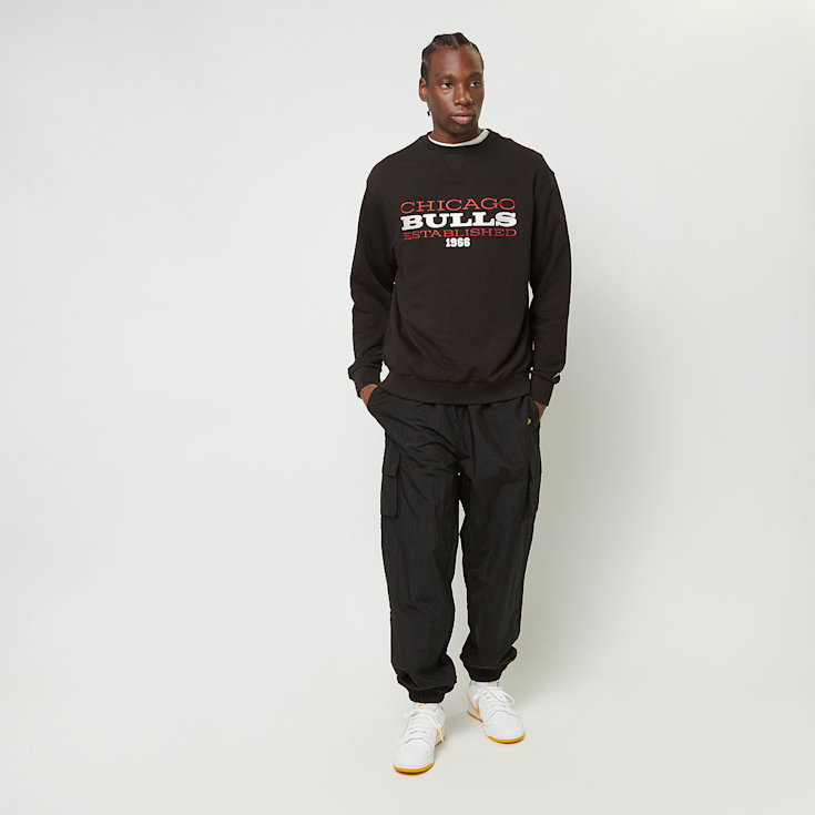 New Era Chicago Bulls NBA Lifestyle Oversized Crewneck Sweatshirt schwarz kaufen