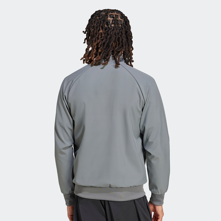 Adidas originals jacket grey top