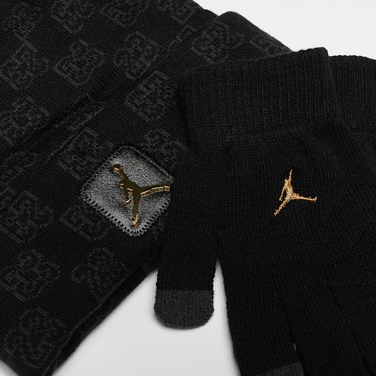 Jan Monogram Beanie Set (2 Piece)