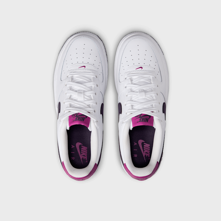 White and pink nike air force 1 cheap