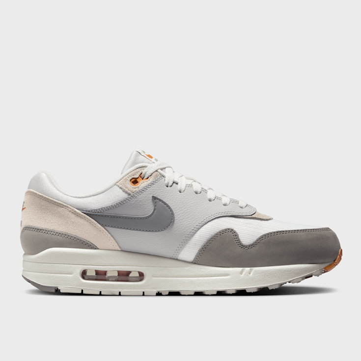Air max 1 grey white best sale