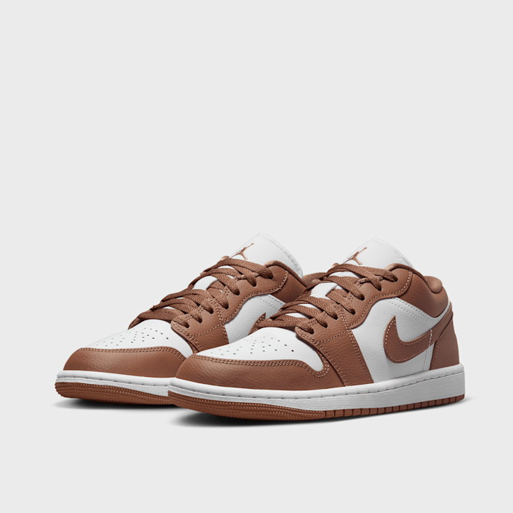 White and brown jordans cheap
