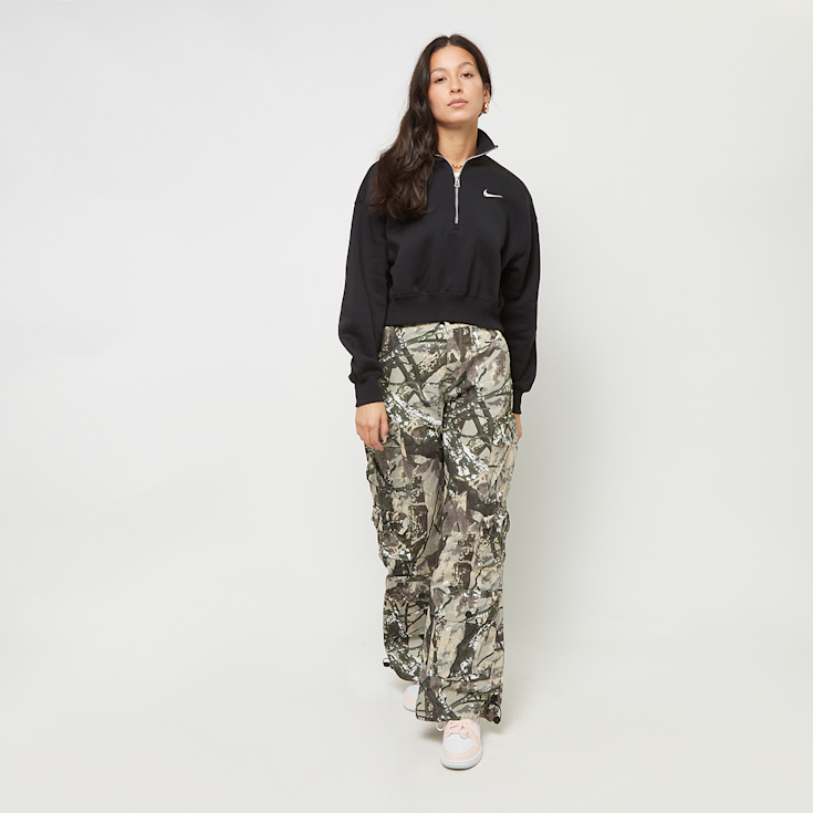 Nike camo cropped sweatshirt online
