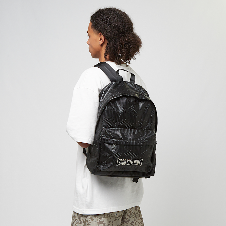 Black pleather backpack sales