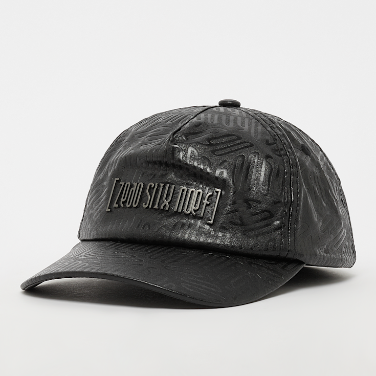 Faux Leather Baseball Cap