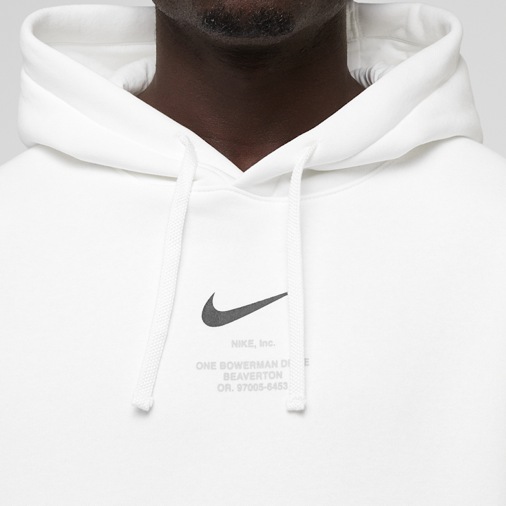 White athletic hoodie discount