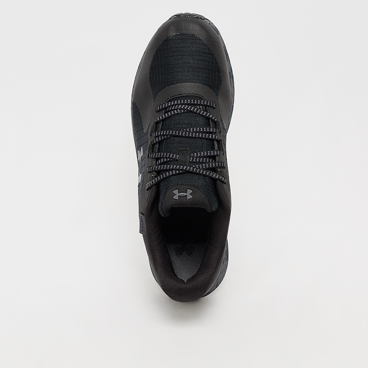 Solid black under armour shoes best sale