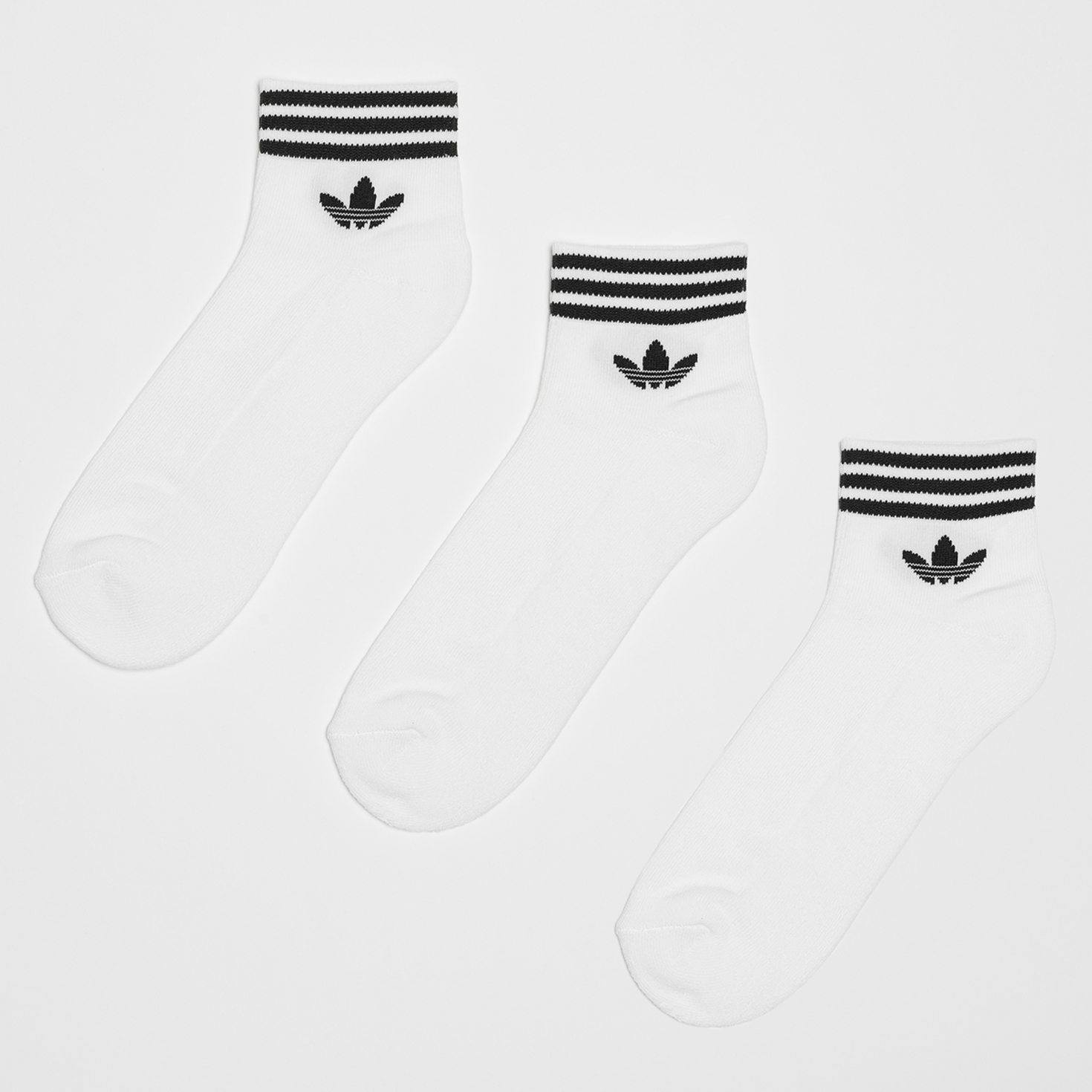 adidas Originals adicolor Trefoil Ankle Socks 3 Pack blanc kaufen
