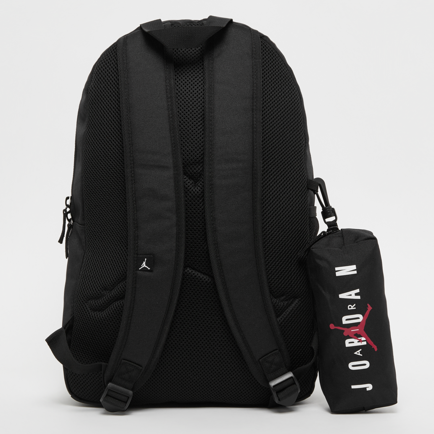 Black jordan backpack sales