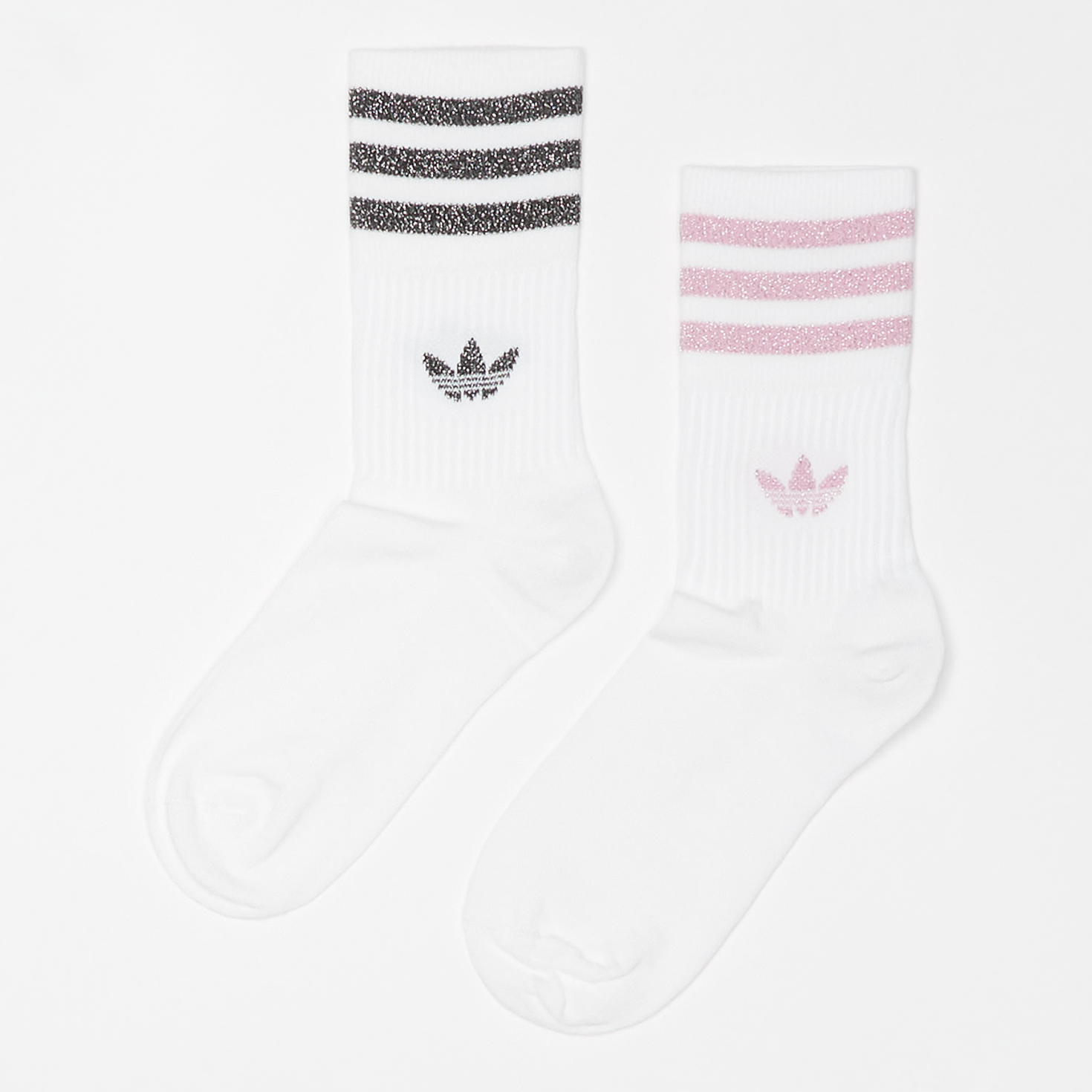 Glitzer Crew Socken 2 Pack