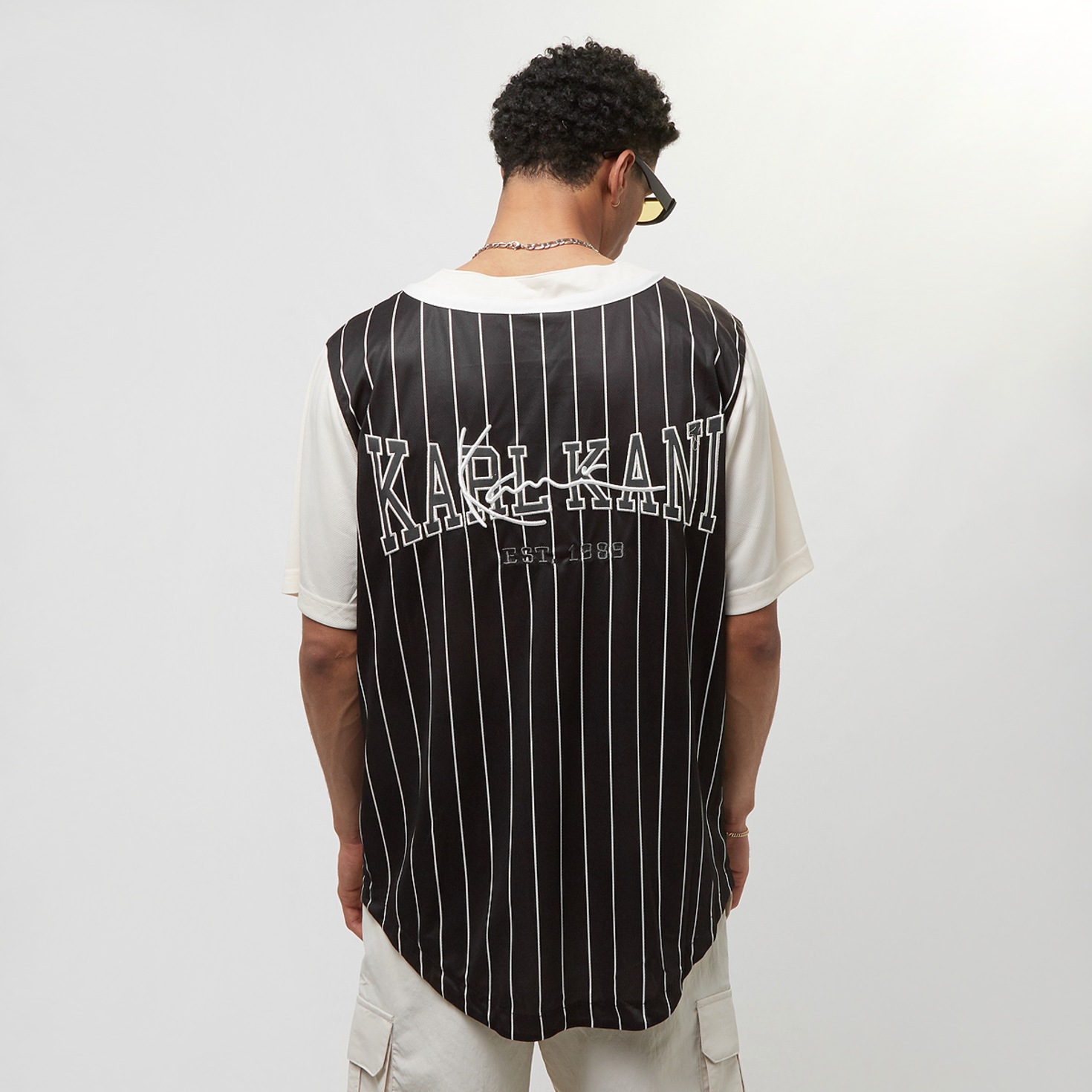 Black pinstripe baseball jersey 2025