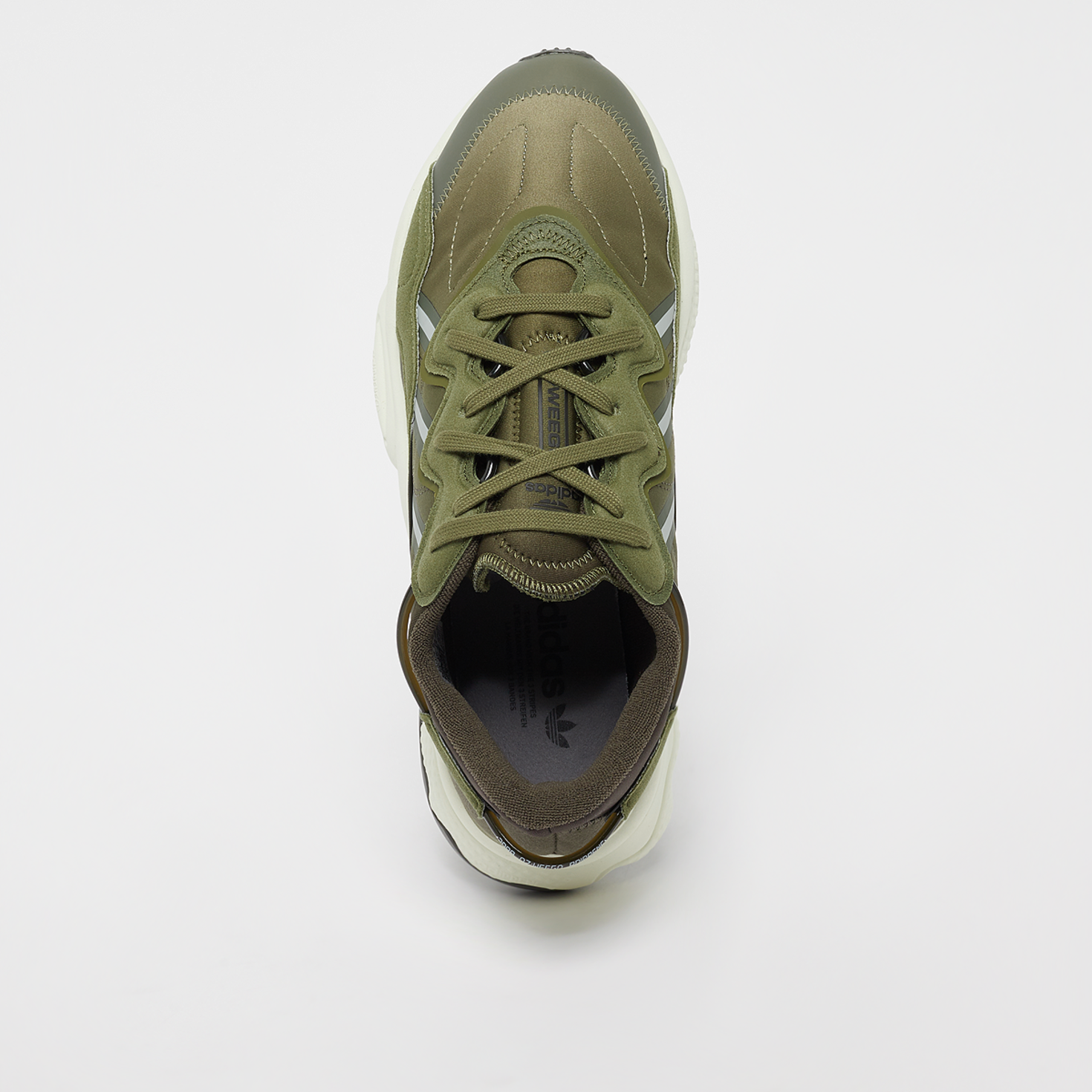 Adidas originals ozweego trainers in green hot sale