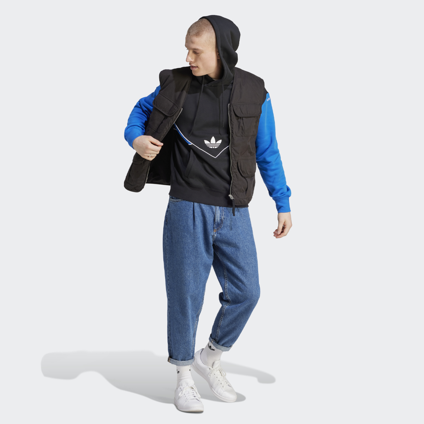 Compra adidas Originals adicolor Next Hoodie schwarz SNIPES