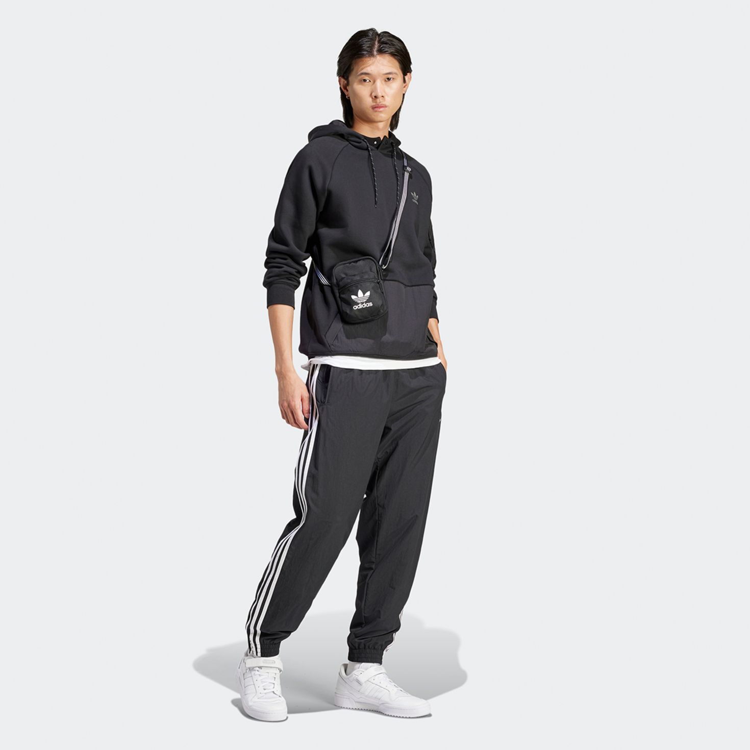 adidas Originals Fleece Tech Hoodie Future Road weiB kaufen