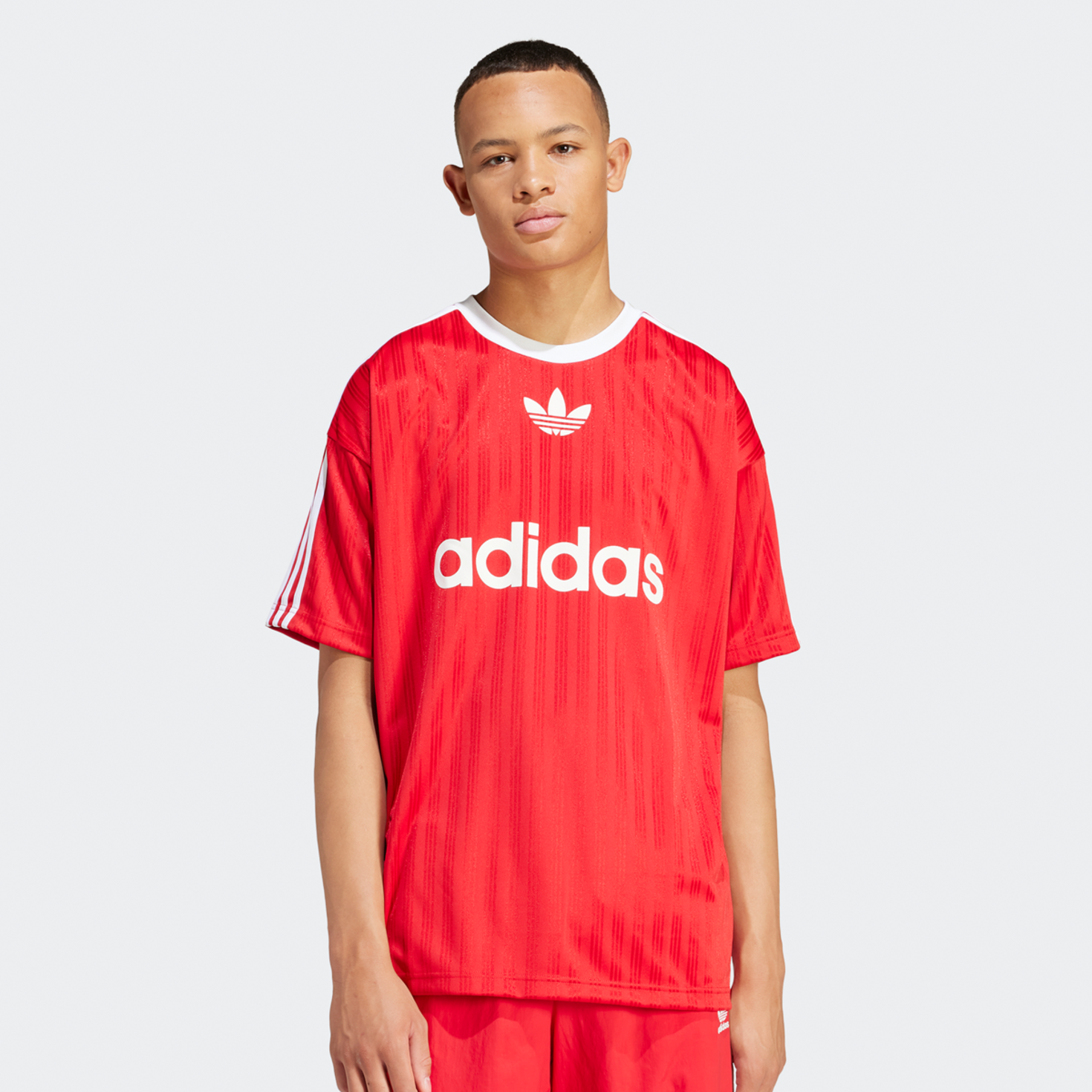 Adidas originals 3 stripe jersey online