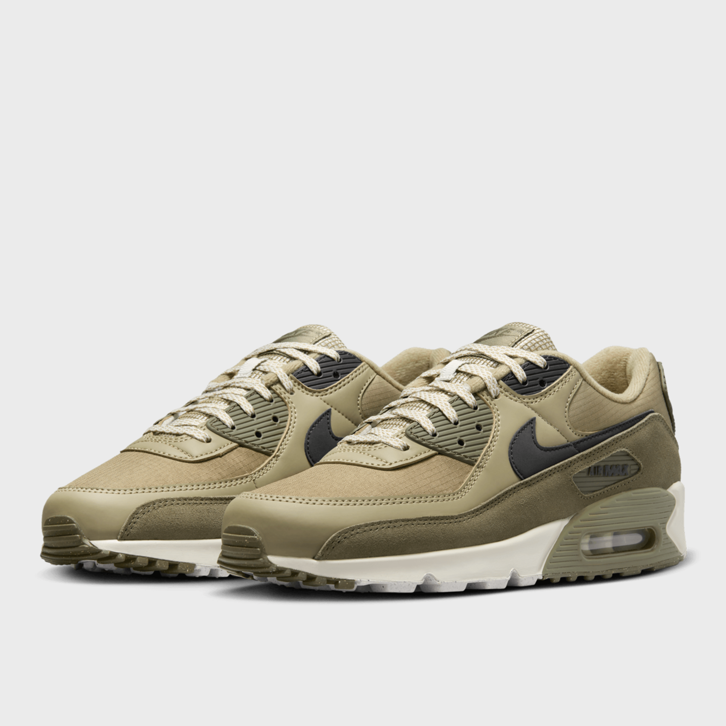 Nike air max 90 essential trainer sequoia / dark stucco shop