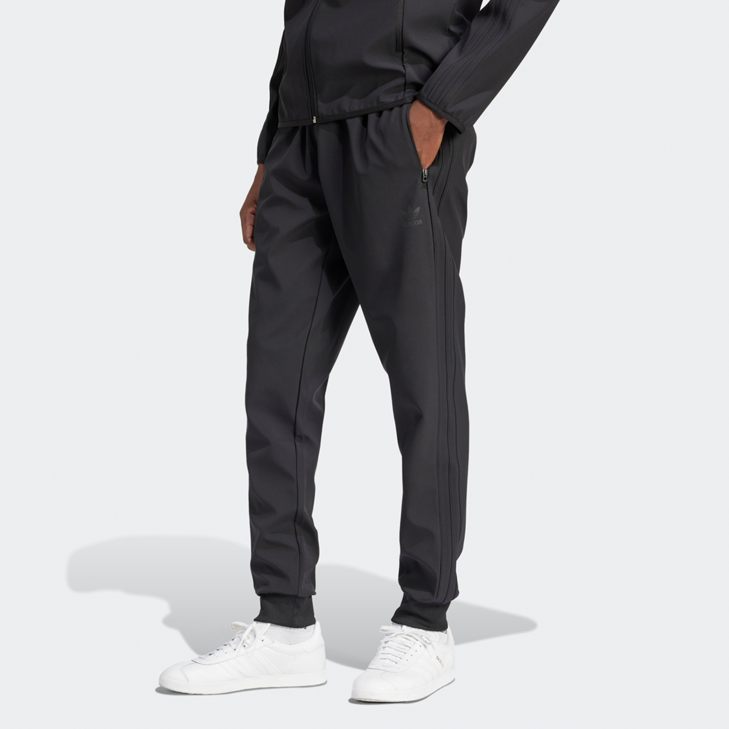 Adidas originals adicolor superstar track pant  black outlet