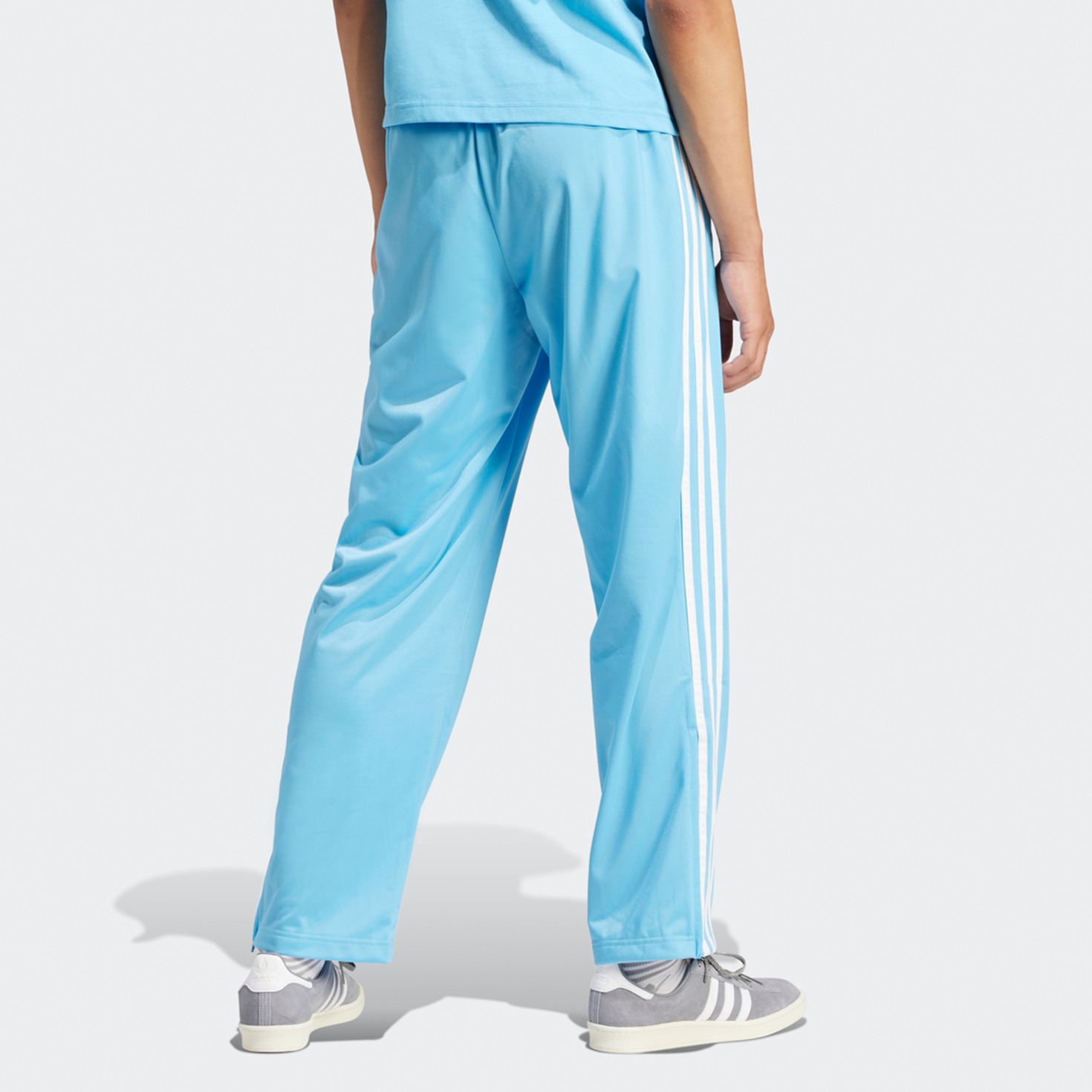 Baby blue adidas track pants clearance