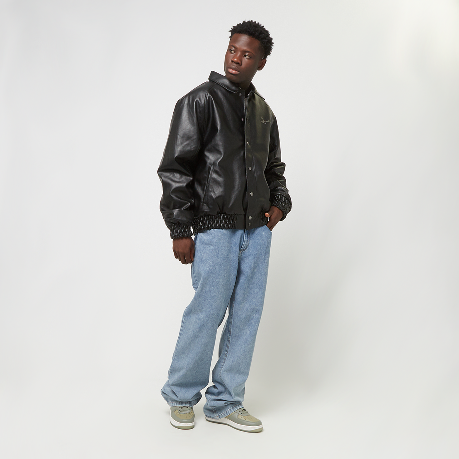 Pu jacket on sale