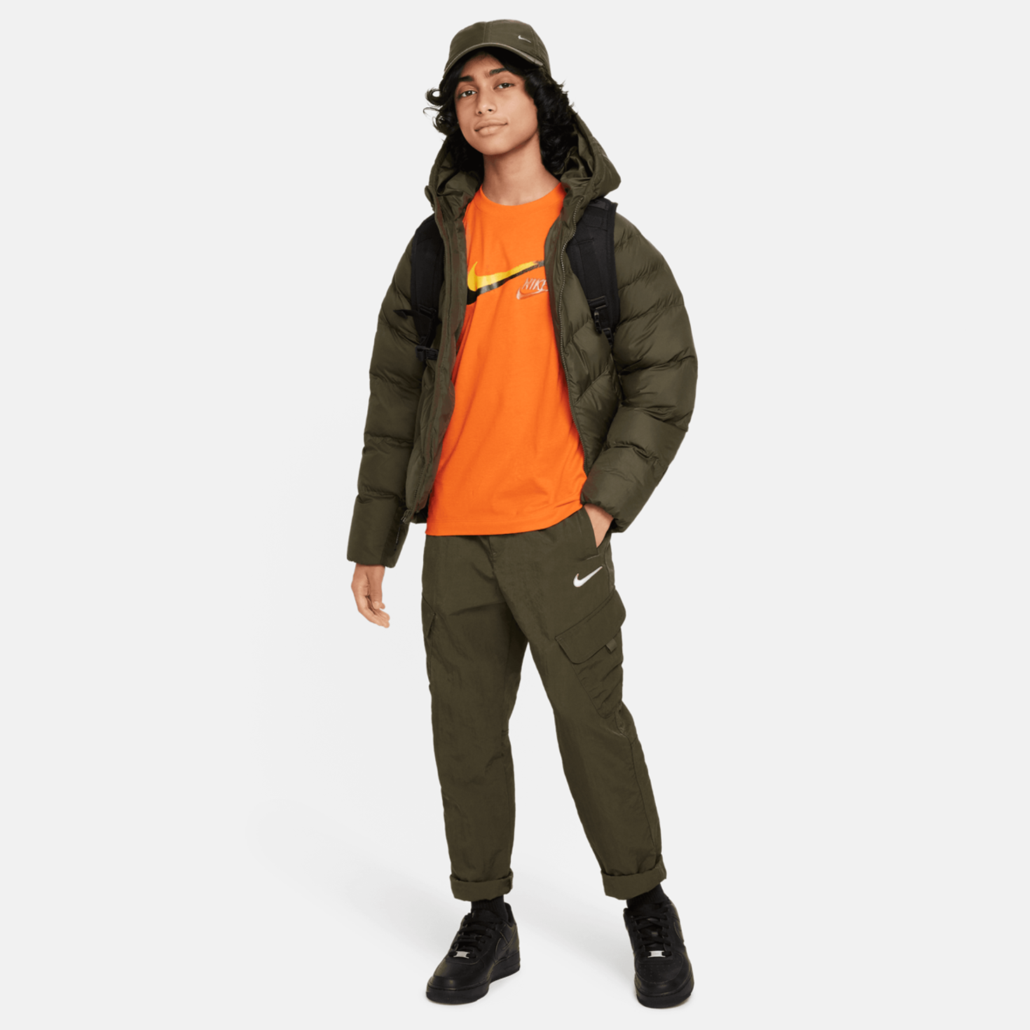 T shirt nike arancione on sale