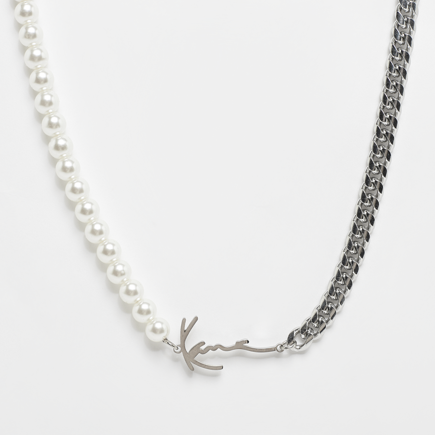 Karl Kani Signature Pearl Chain silber kaufen