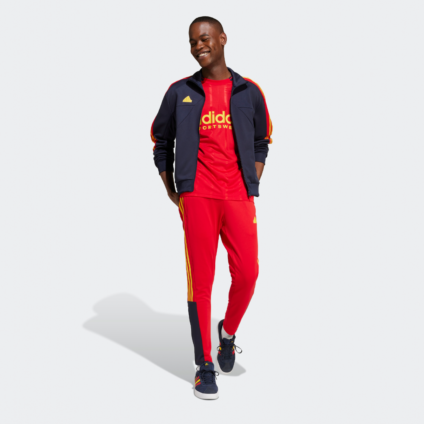 adidas Originals House of Tiro Nations Pack Trackjacket blauw kaufen