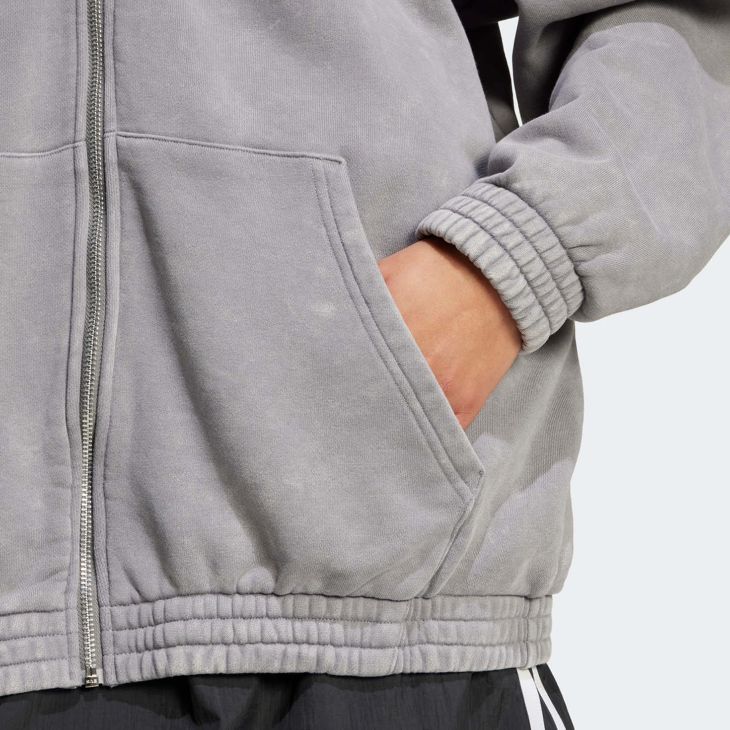 Acheter adidas Originals Wash Zip Hoodie grau SNIPES