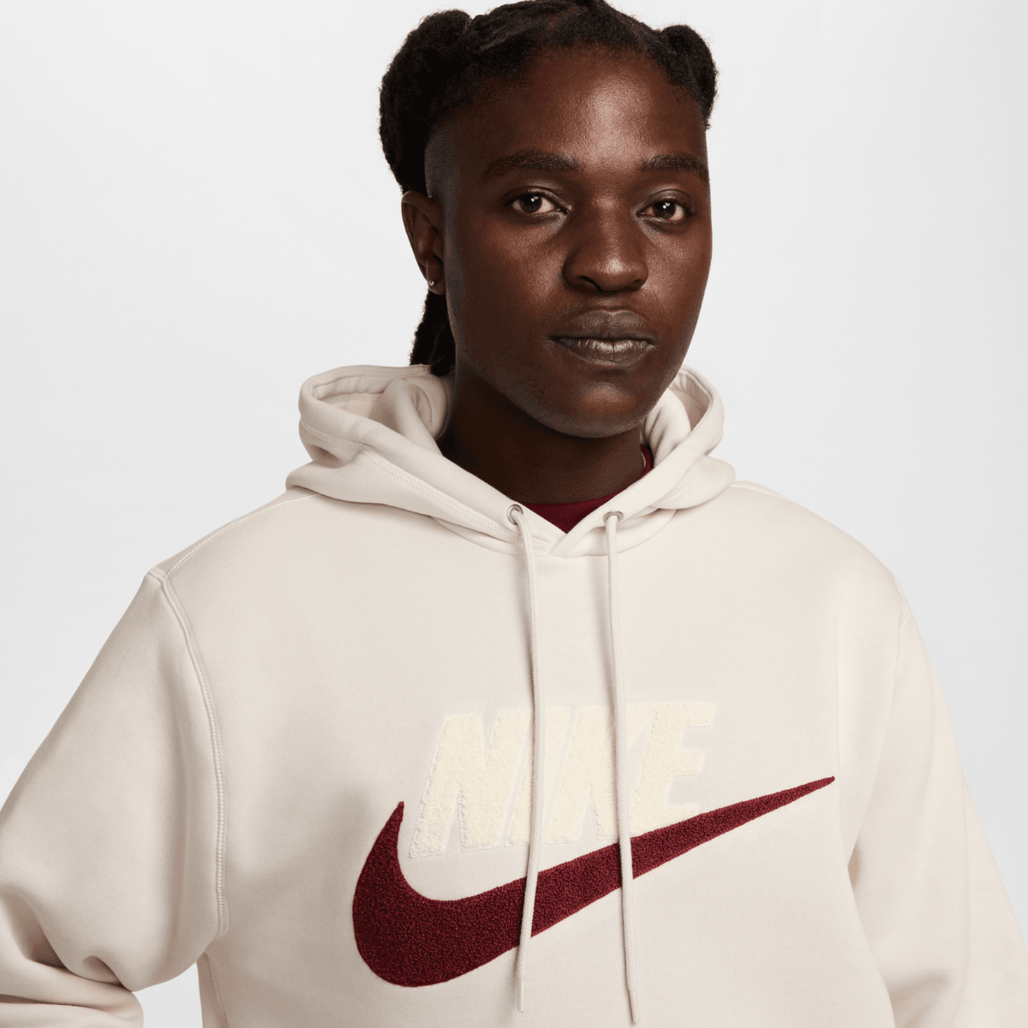 Nike Club Fleece Hoodie beige kaufen
