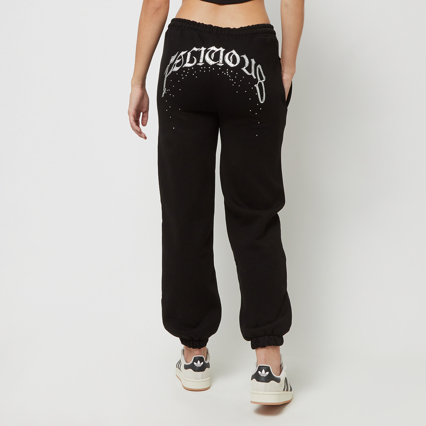 Kup Felicious Regular Sweatpants Rhinestones nero SNIPES