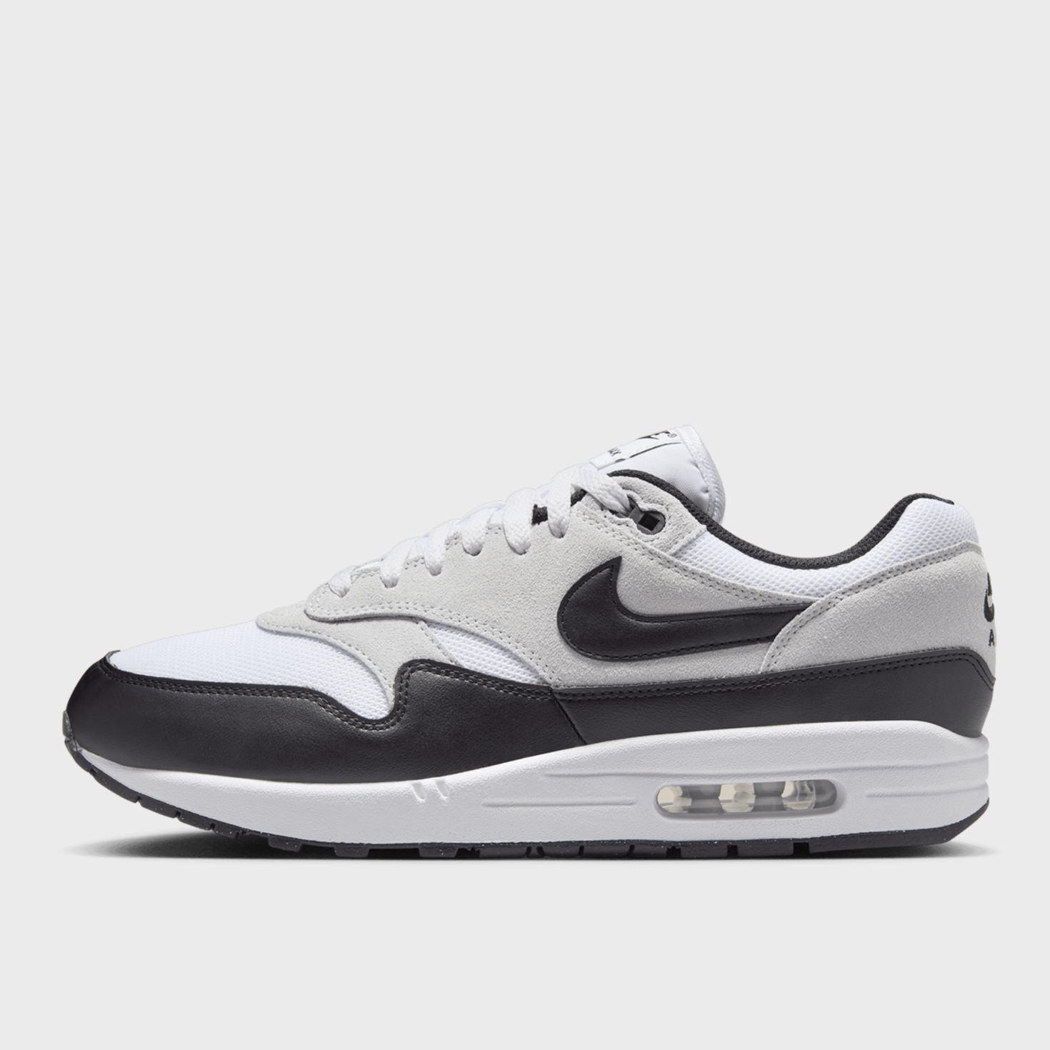 Nike air max 1 essential white dark grey cheap