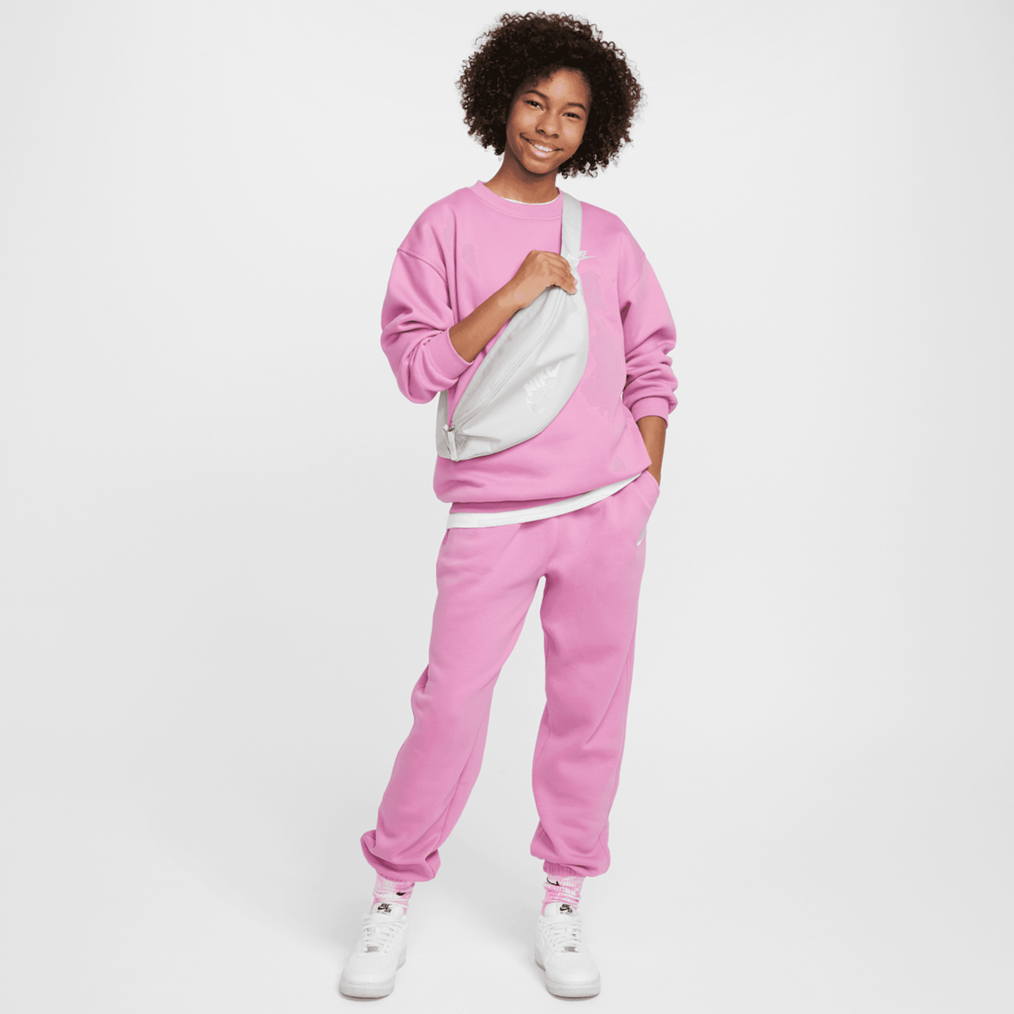 Acquista Nike Sportswear Club Fleece Loose Pants rose SNIPES