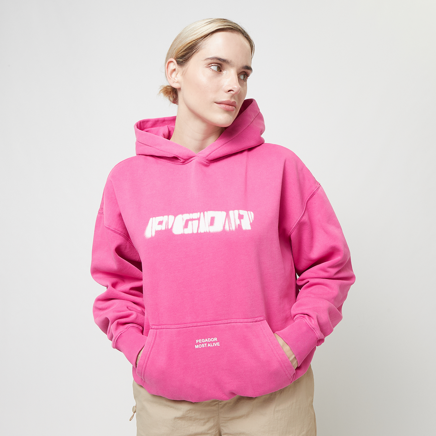 Snipes hoodie pink clearance