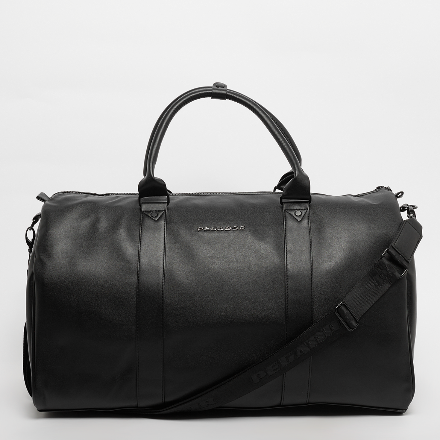 Strahan Logo Faux Leather Weekender